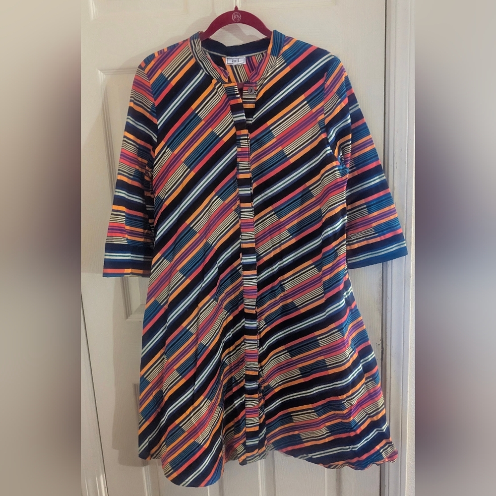 Zuri Chromatic East African Kitenge Dress - Picture 3 of 4